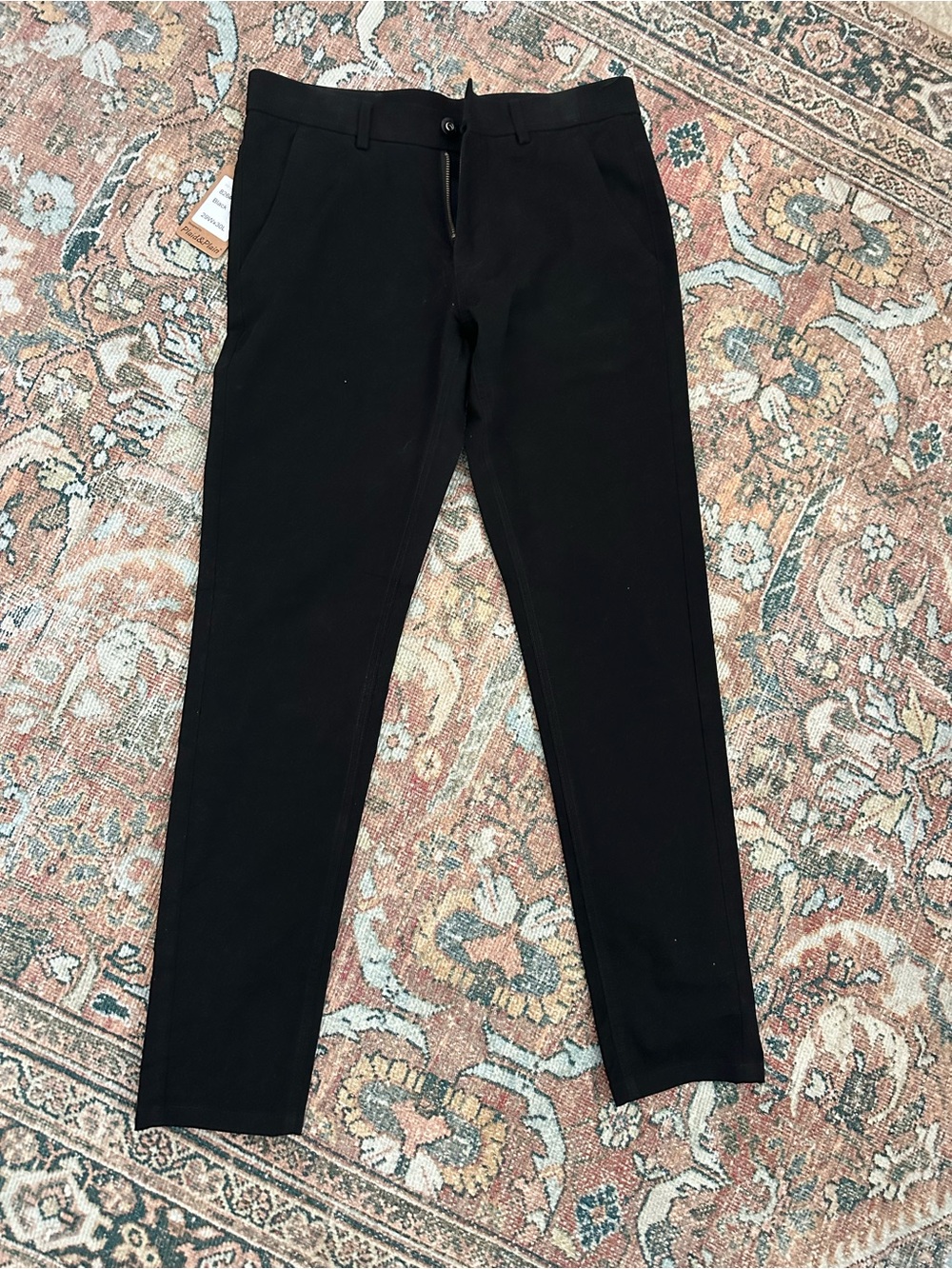 Classic Black Slim Khaki Pants 29x30